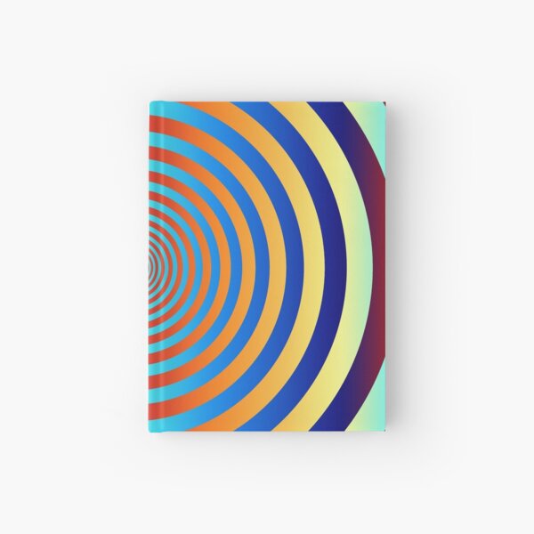 Copy of Motley Colored Abstract Pattern, ILLusion, Motif, Visual Art, Wallpaper, Pattern Hardcover Journal