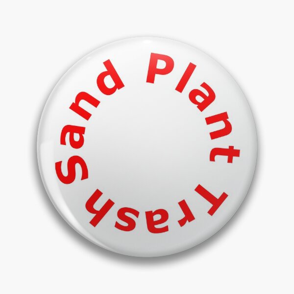 Item preview, Sand Plant Trash 1 large circle designed and sold by Burritoless.