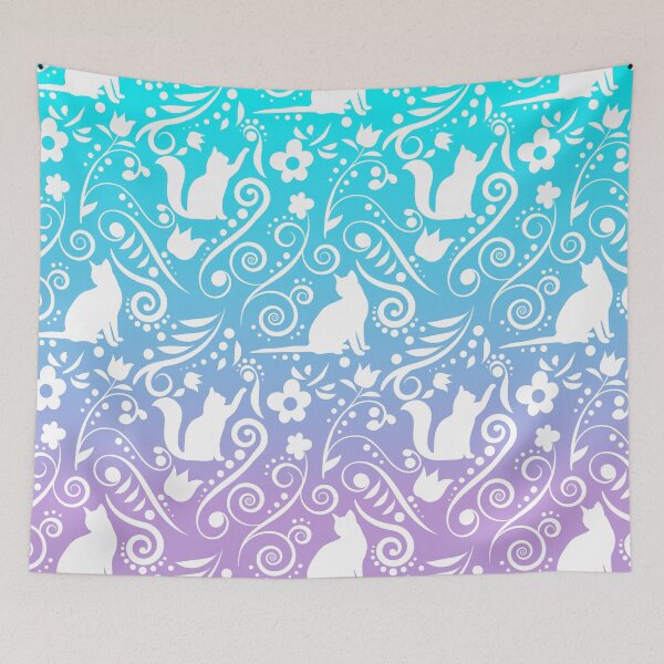 Item preview, Cat and Flowers - Misty Dream (Dreamy Fantasy Collection) designed and sold by CreativityRoams.