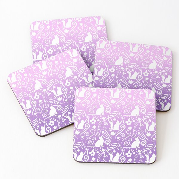 Item preview, Cat and Flowers - Velvet Lilac RS (Dreamy Fantasy Collection) designed and sold by CreativityRoams.