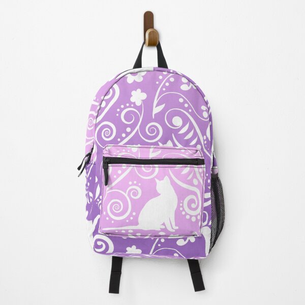 Item preview, Cat and Flowers - Velvet Lilac RS (Dreamy Fantasy Collection) designed and sold by CreativityRoams.