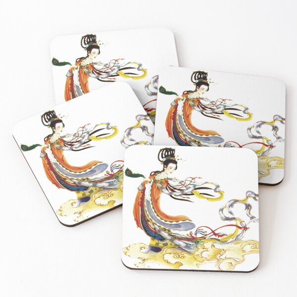 Item preview, China Art Print - Allegory Young Chinese Woman Orange designed and sold by Kallandra.