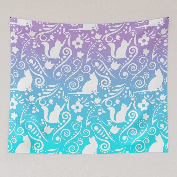 Item preview, Cat and Flowers - Misty Dream RS (Dreamy Fantasy Collection) designed and sold by CreativityRoams.