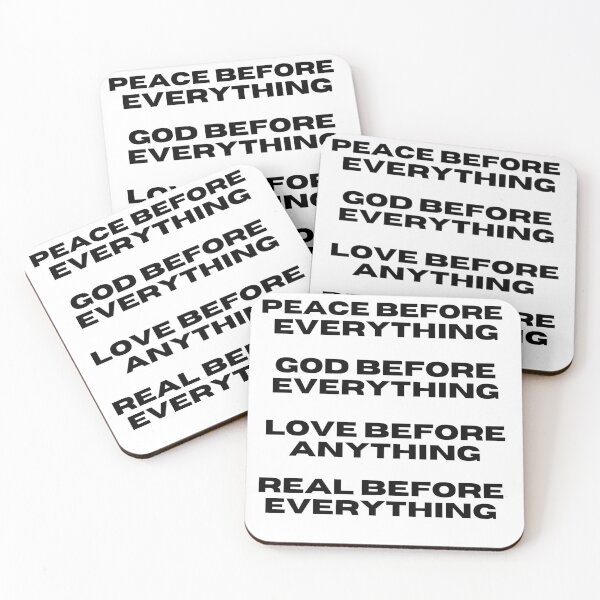 Item preview, PEACE, GOD, LOVE, REAL COMES FIRST  designed and sold by ojocinco.