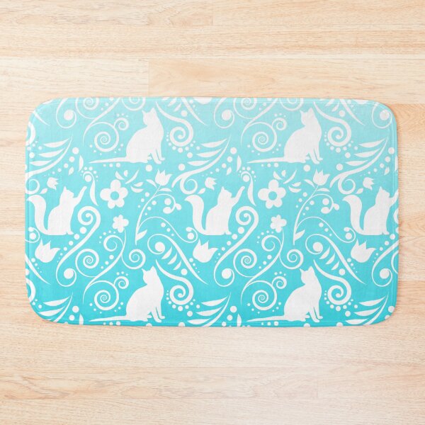 Item preview, Cat and Flowers - The Blue Sky RS (Dreamy Fantasy Collection) designed and sold by CreativityRoams.