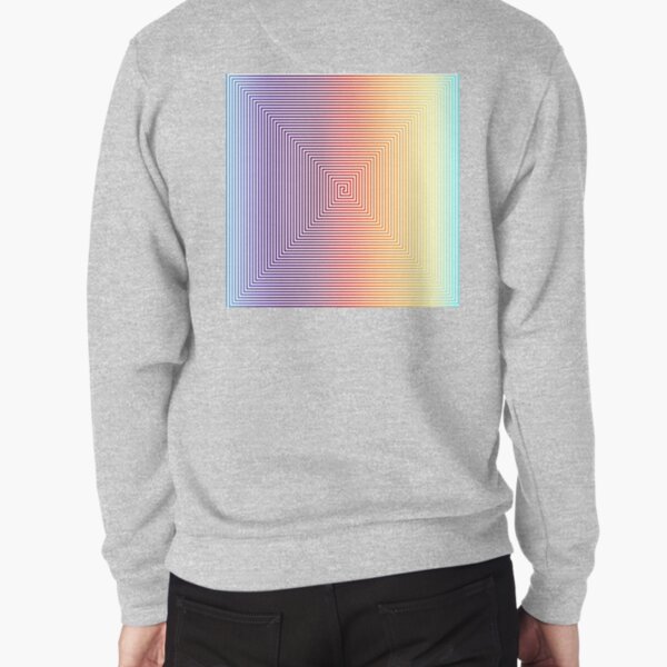 Motley Colored Abstract Pattern, ILLusion, Motif, Visual Art, Wallpaper, Pattern Pullover Sweatshirt
