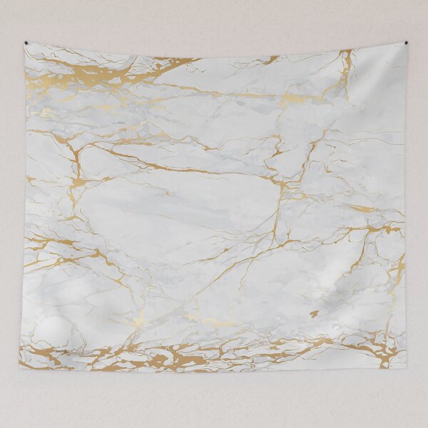 Item preview, White and Gold Marble designed and sold by Freshfroot.
