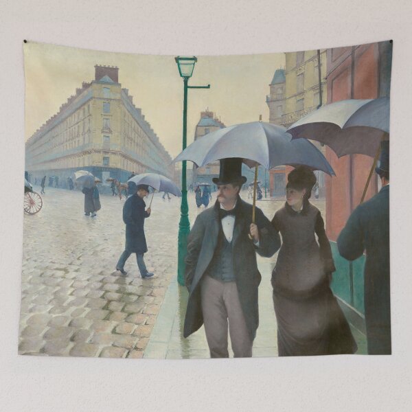 Item preview, Painting Art, Gustave Caillebotte Paintings Artist Paris Street; Rainy Day designed and sold by SasyJamArt.