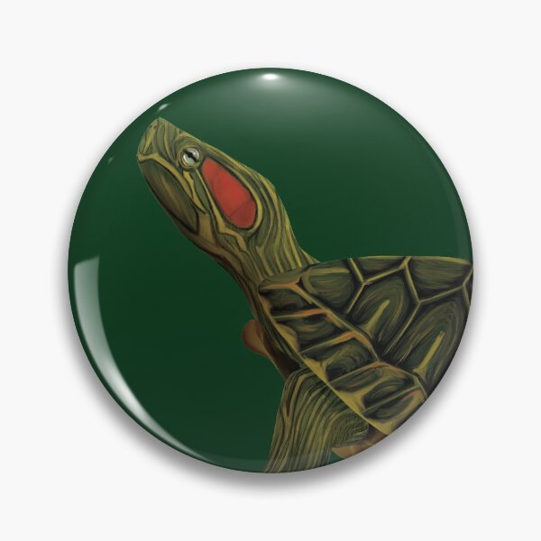 Item preview, Red-eared Slider (Trachemys scripta elegans) Digital Painting designed and sold by Inuyasha907.