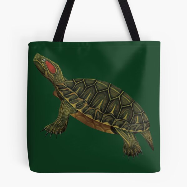 Item preview, Tortuga de orejas rojas (Trachemys scripta elegans) Pintura digital designed and sold by Inuyasha907.