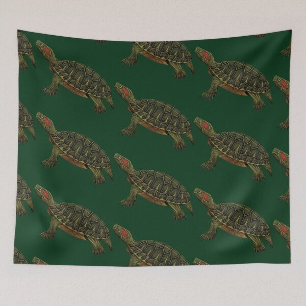 Item preview, Red-eared Slider (Trachemys scripta elegans) Digital Painting designed and sold by Inuyasha907.
