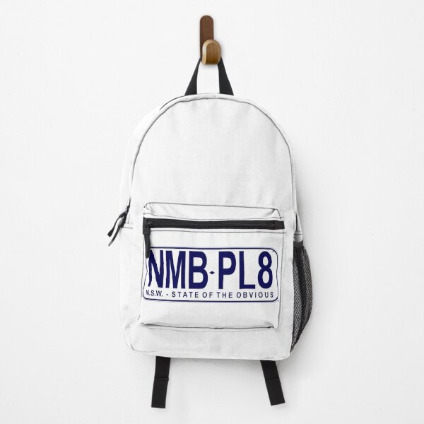 Item preview, NMB.PL8 NSW New South Wales - State of the Obvious Number Plate Design T-Shirt and Merchandise Blue Design Transparent Background License Plate designed and sold by JohnnyMyass.