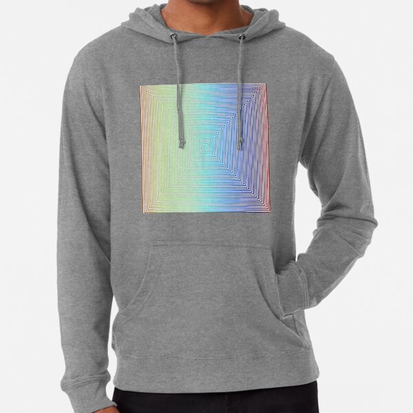 Motley Colored Abstract Pattern, ILLusion, Motif, Visual Art, Wallpaper, Pattern Lightweight Hoodie