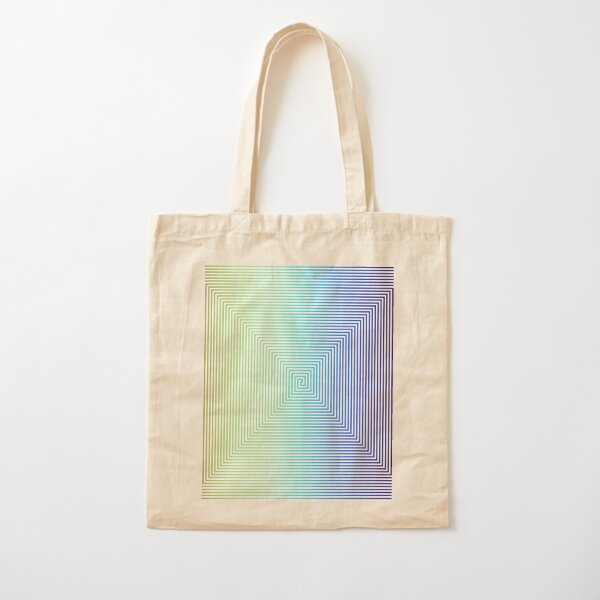 Motley Colored Abstract Pattern, ILLusion, Motif, Visual Art, Wallpaper, Pattern Cotton Tote Bag