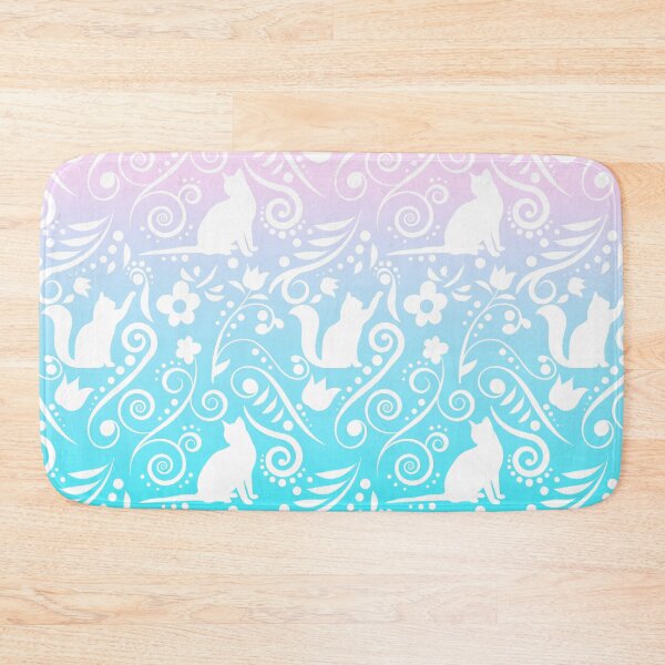 Item preview, Cat and Flowers - Mermaid's Tears RS (Dreamy Fantasy Collection) designed and sold by CreativityRoams.