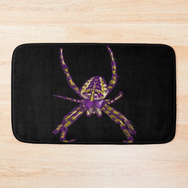 Item preview, Yellow Purple Spider designed and sold by wildjellybeans.