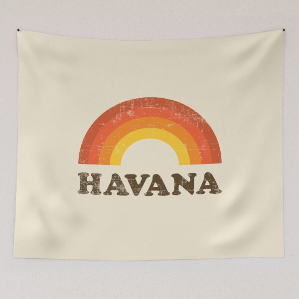 Item preview, Vintage Havana Vacation Souvenir Retro Rainbow designed and sold by Delightfully Cynical.