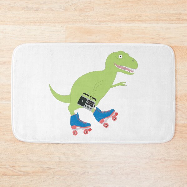 Item preview, Dinosaur Roller Skating Holding Radio designed and sold by idovedesign.