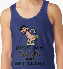 ★ټKiss My Irish Ass and Get Lucky Hilarious Clothing & Stickersټ★ Men's Tank Top