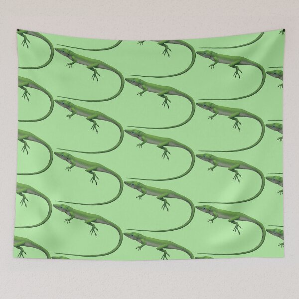 Item preview, Green Anole (Anolis carolinensis) Digital Painting designed and sold by Inuyasha907.