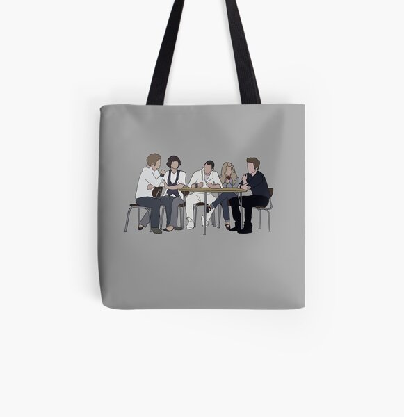 ¿Quienes son? Bolsa estampada de tela