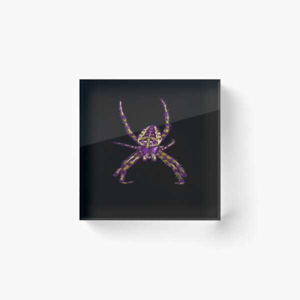 Item preview, Yellow Purple Spider designed and sold by wildjellybeans.