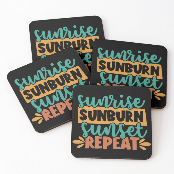 Item preview, Sunrise Sunburn Sunset Repeat designed and sold by Qudkin.