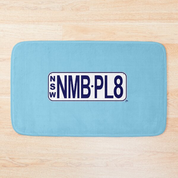 Item preview, NMB.PL8 NSW Number Plate T-Shirt Design Blue with White Background License Plate New South Wales designed and sold by JohnnyMyass.