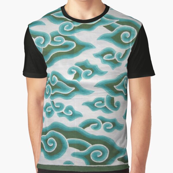 Ornament with blue spirals Graphic T-Shirt