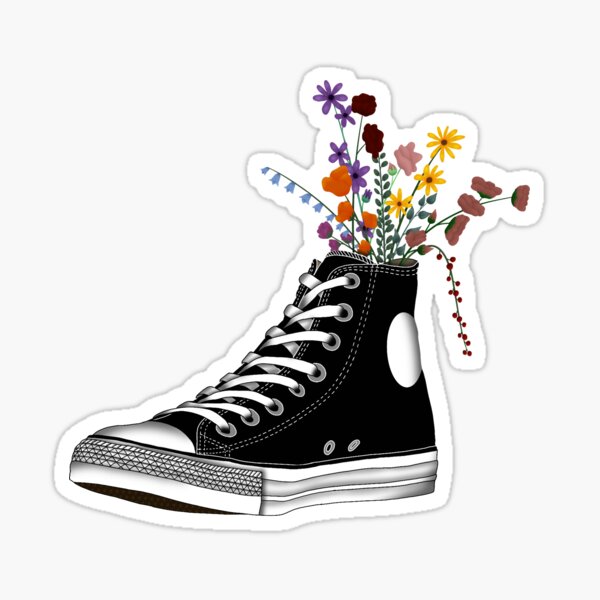 Converse sticker print new arrivals