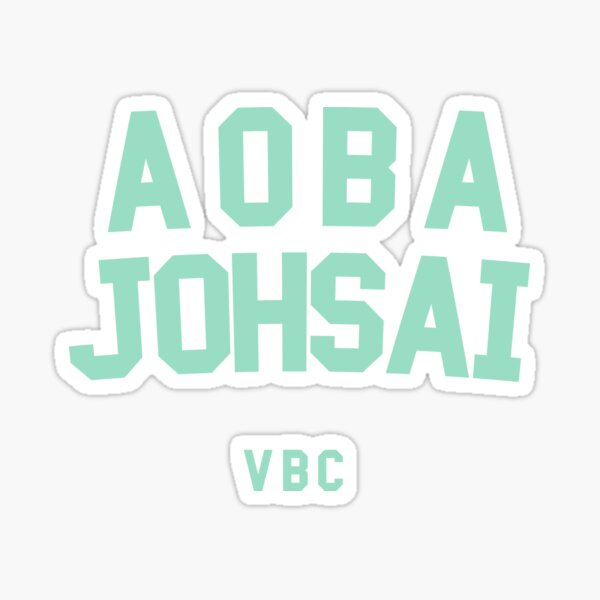 Aoba Johsai Seijou Seijou Sticker Teepublic Au