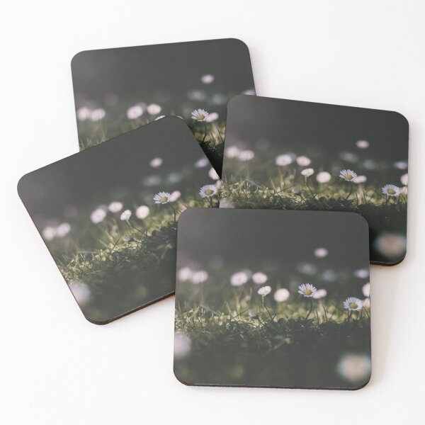 Item preview, WHITE PETALED FLOWERS AT NIGHT designed and sold by Eston Kamau.