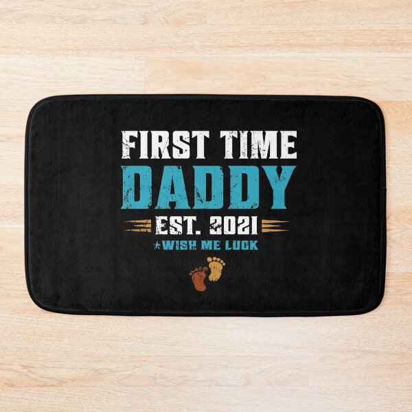 Item preview, First Time Daddy Est 2021 Funny Baby Announcement Promoted to Dad 2021 designed and sold by Md. Manjur Ahamed.