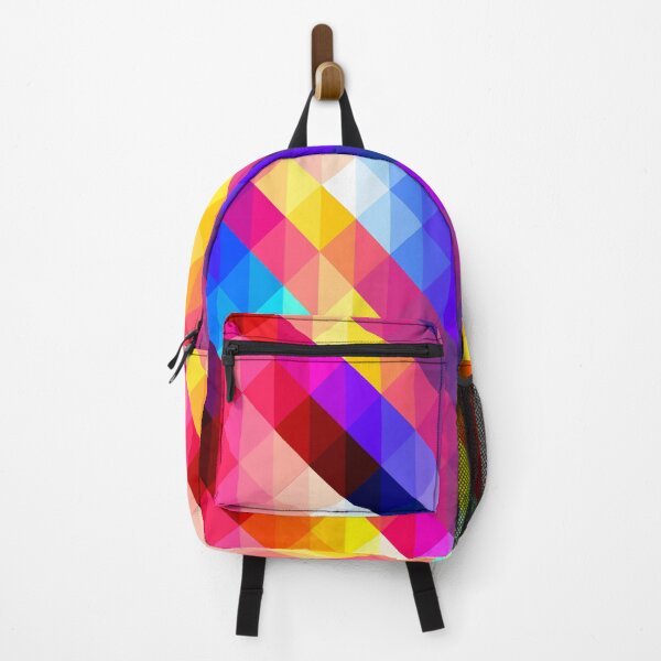 Item preview, Multicolor Geometric Gradient Square Art Design designed and sold by inquestyle.