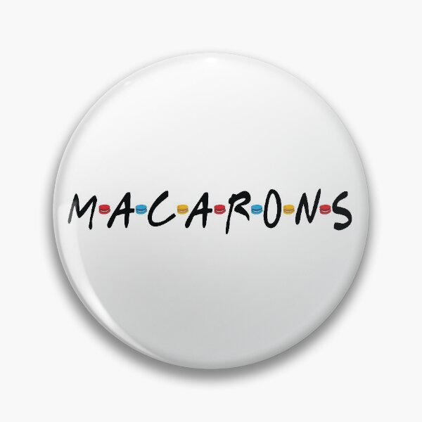 Item preview, Macarons Written In Black Font designed and sold by Frannotated.