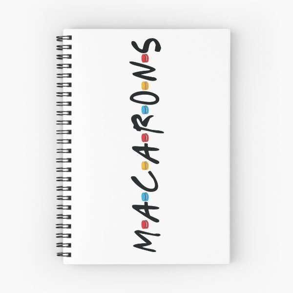 Item preview, Macarons Written In Black Font designed and sold by Frannotated.