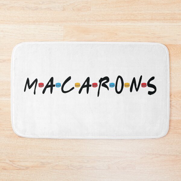 Item preview, Macarons Written In Black Font designed and sold by Frannotated.