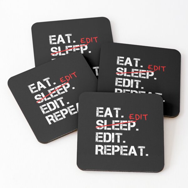 Item preview, Eat Edit Edit Repeat  designed and sold by Stageystuff.