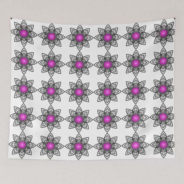 Item preview, Violet intuition Chakra mandala  designed and sold by hausofbutterfly.