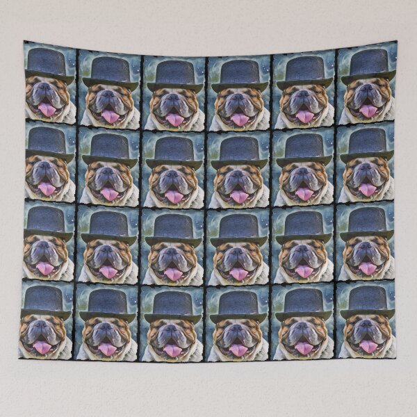 Item preview, English Bulldog On Grunge  designed and sold by Heathermarie321.