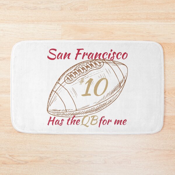 Item preview, San Francisco Has the QB for Me #10 Football designed and sold by Boo-da-chay.