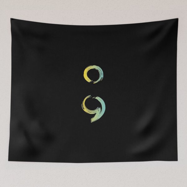 Item preview, Semicolon Suicide Awareness For A Mental Supporter design designed and sold by AYDreamers.