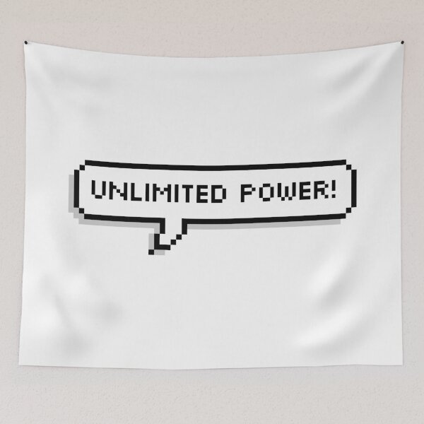Item preview, Power! Pixel Speech Bubble designed and sold by Lemon  Merch.