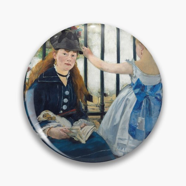 Item preview, Painting Art, Édouard Manet Artist Paintings, The Railway designed and sold by SasyJamArt.