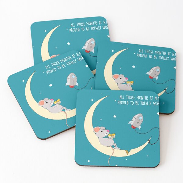 Item preview, A mouse goes to the moon for cheese designed and sold by Jaime Brash.