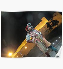 Jester & Skopje castle Poster