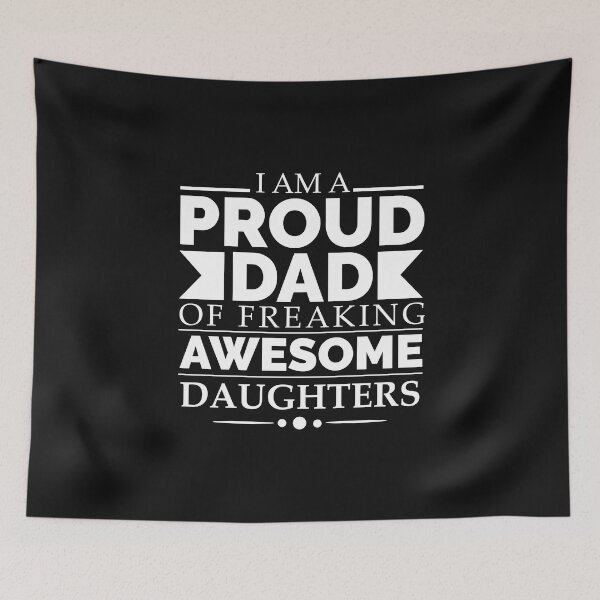 Item preview, Proud dad of an awesome daughters designed and sold by losttribe.