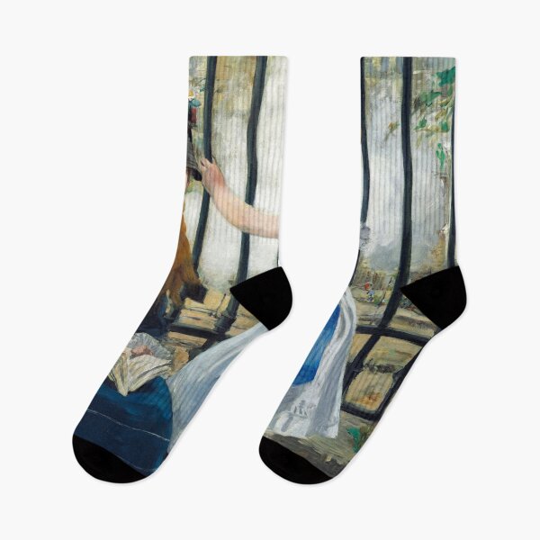 Item preview, Painting Art, Édouard Manet Artist Paintings, The Railway designed and sold by SasyJamArt.