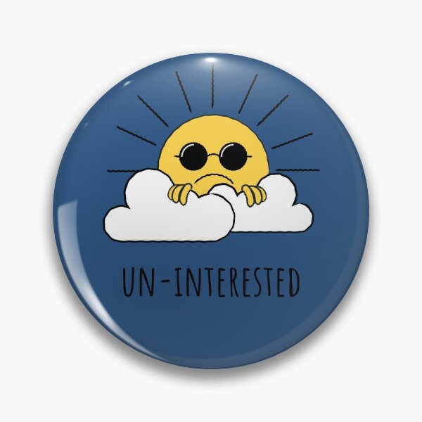 Item preview, Uninterested - mean sarcactic doodle designed and sold by fahim96.