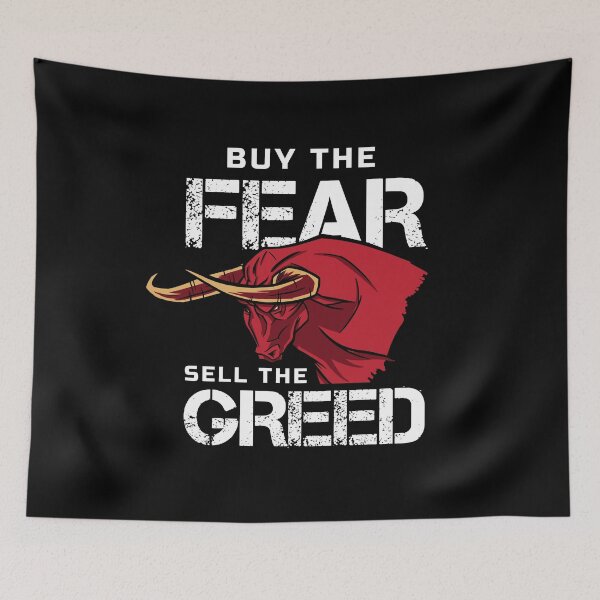 Item preview, BuytheFear - Buy the fear sell the greed Stock market Investor Trader designed and sold by Rzelemenz.